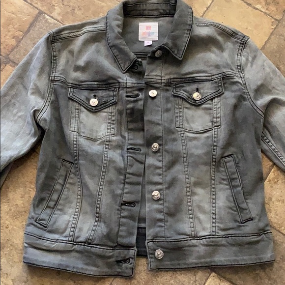 LuLaRoe Jackets & Blazers - Sz med Lularoe denim jacket euc